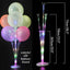 LED Light Balloons Stand Glow LED Baloon Column for Baby Shower Birthday Party Decor Wedding Ballon Stand Accessories - Slobuy