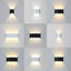 LED Wall Lamp Outdoor Waterproof Interior Wall Light 2W 4W 6W 8W 10Wminimalist creative bedroom bedside lamp - Slobuy