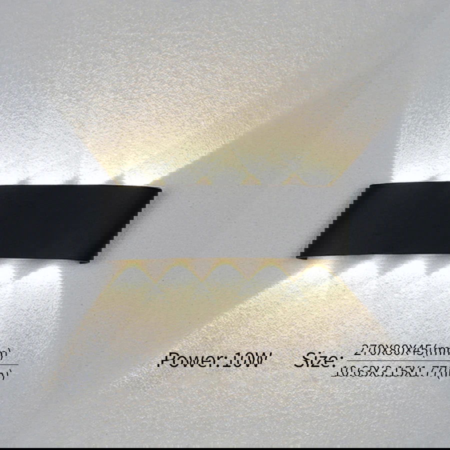 LED Wall Lamp Outdoor Waterproof Interior Wall Light 2W 4W 6W 8W 10Wminimalist creative bedroom bedside lamp - Slobuy