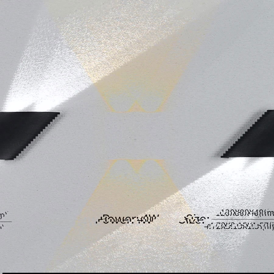 LED Wall Lamp Outdoor Waterproof Interior Wall Light 2W 4W 6W 8W 10Wminimalist creative bedroom bedside lamp - Slobuy