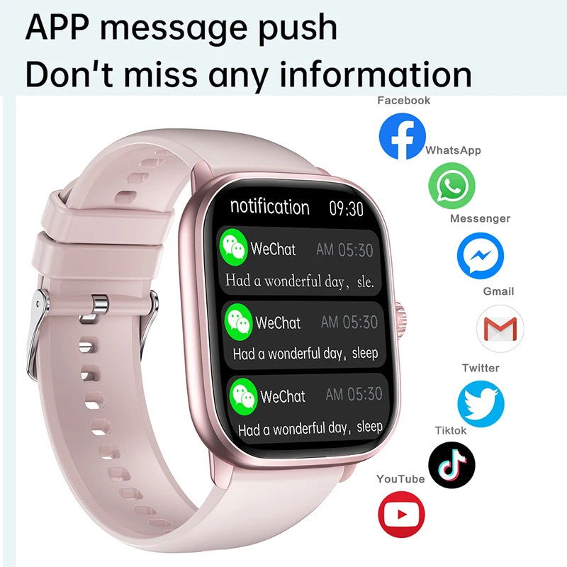 LEMFO Smart Watch 2024 Bluetooth Call Music Smart Watches For Men 2.01" Full Touch Dial Fitness Tracker Waterproof Smartwatch - Slobuy