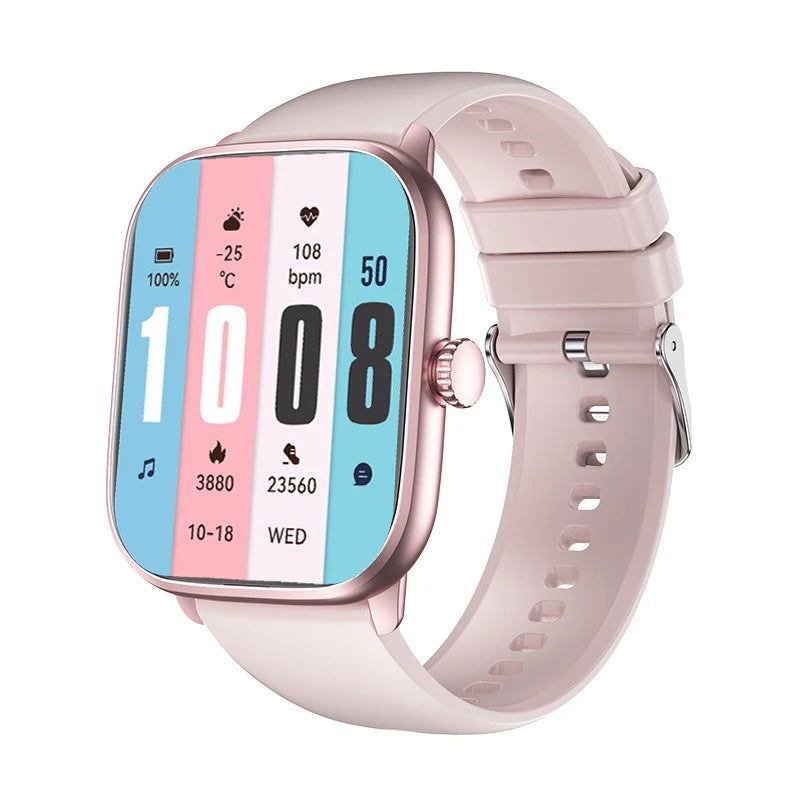 LEMFO Smart Watch 2024 Bluetooth Call Music Smart Watches For Men 2.01" Full Touch Dial Fitness Tracker Waterproof Smartwatch - Slobuy