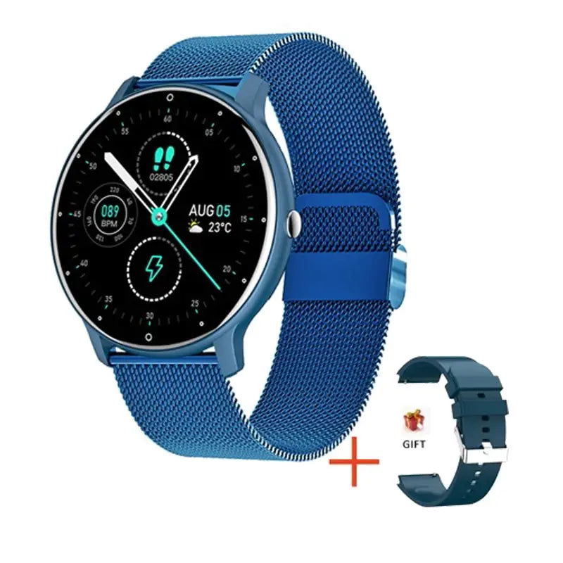 LIGE Smart Watch Men Women Full Touch Screen Sport Fitness Watch Man IP67 Waterproof Bluetooth For Android IOS Smartwatch Men - Slobuy