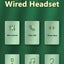 L Jack Magnetic Gamer Wired Earphones Gaming Green Metal HiFi Bass Stereo 3.5mm Type C Earbuds For Phone Computer Mic Headphones - Slobuy