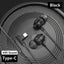 L Jack Magnetic Gamer Wired Earphones Gaming Green Metal HiFi Bass Stereo 3.5mm Type C Earbuds For Phone Computer Mic Headphones - Slobuy