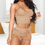Lace Pajama Sets for Women Soft Comfortable V-Neck Sleepwears Sexy Female Nightgown Set Sleeveless Night Wear Satin Nightdress - Slobuy