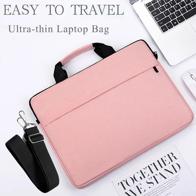 Laptop Bag Women 2023 13.3 14.1 15.6 17 Inch Office Notebook Sleeve Case Travel Computer Handbag Elegant Fashion Luxury - Slobuy