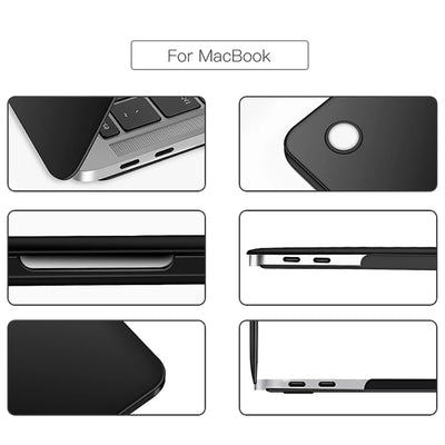Laptop Case for Macbook Air 13 Case M1 Chip Pro 13 2023 M2 Air 13.6 15 Funda for Macbook Pro 14 case 2023 M3 Pro 16 shell - Slobuy