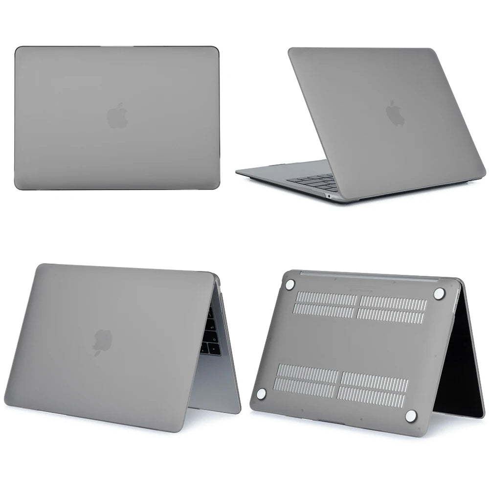 Laptop Case for Macbook Air 13 Case M1 Chip Pro 13 2023 M2 Air 13.6 15 Funda for Macbook Pro 14 case 2023 M3 Pro 16 shell - Slobuy