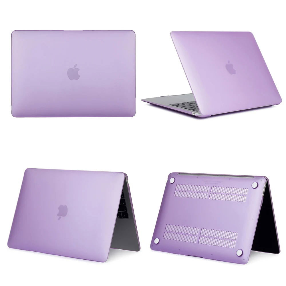 Laptop Case for Macbook Air 13 Case M1 Chip Pro 13 2023 M2 Air 13.6 15 Funda for Macbook Pro 14 case 2023 M3 Pro 16 shell - Slobuy