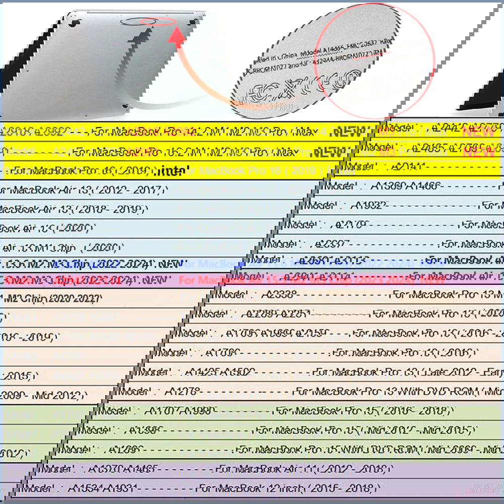 Laptop Cases for Macbook Pro 14 Case M2 A2779 2023 Pro 16 Cover M3 M1 Mac Book Air 13 Case 2022 13.6 A2681 Air 15.3 A2941 - Slobuy
