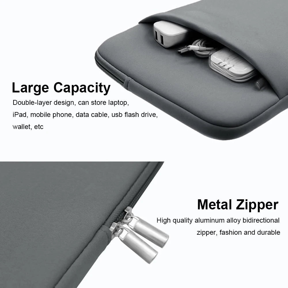 Laptop Sleeve Bag 11 12 13 14 15 15.6 17 inch PC Cover For MacBook Air Pro Retina Xiaomi HP Dell Acer Notebook Computer Case - Slobuy