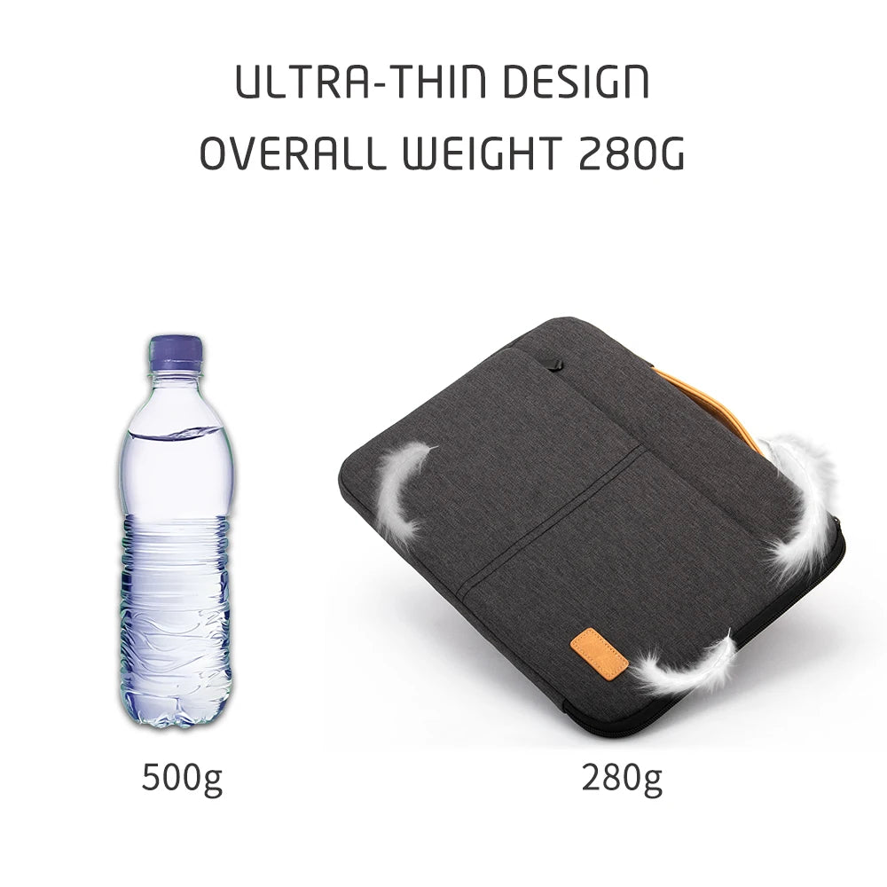 Laptop Sleeve bag 14 15.6 Inch Notebook Pouch For Macbook HP Dell Acer Shockproof Computer Briefcase Travel Business Men Case - Slobuy