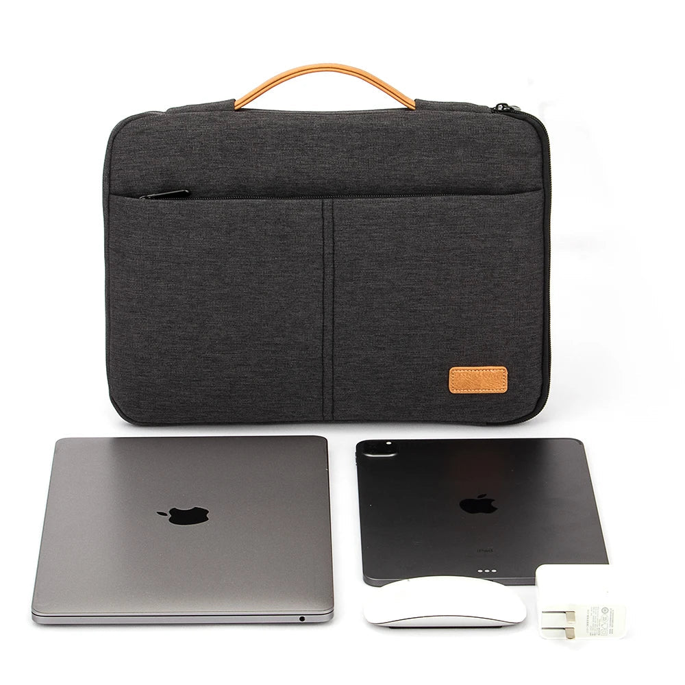 Laptop Sleeve bag 14 15.6 Inch Notebook Pouch For Macbook HP Dell Acer Shockproof Computer Briefcase Travel Business Men Case - Slobuy