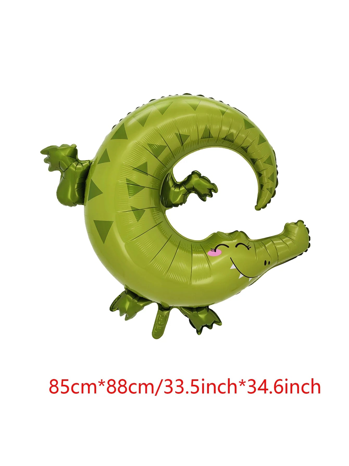 Large Animal Foil Balloons Monkey Lion Zebra Elephant Giraffe Crocodile Balloon Children's Day Birthday Party Decorations - Slobuy