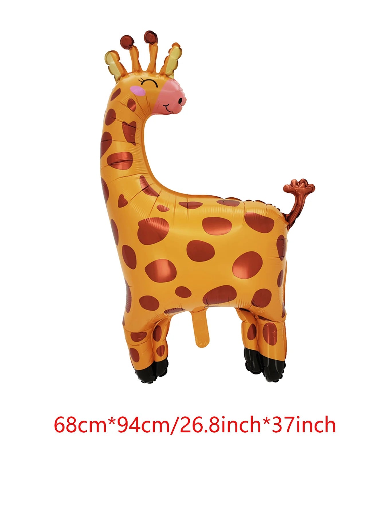 Large Animal Foil Balloons Monkey Lion Zebra Elephant Giraffe Crocodile Balloon Children's Day Birthday Party Decorations - Slobuy