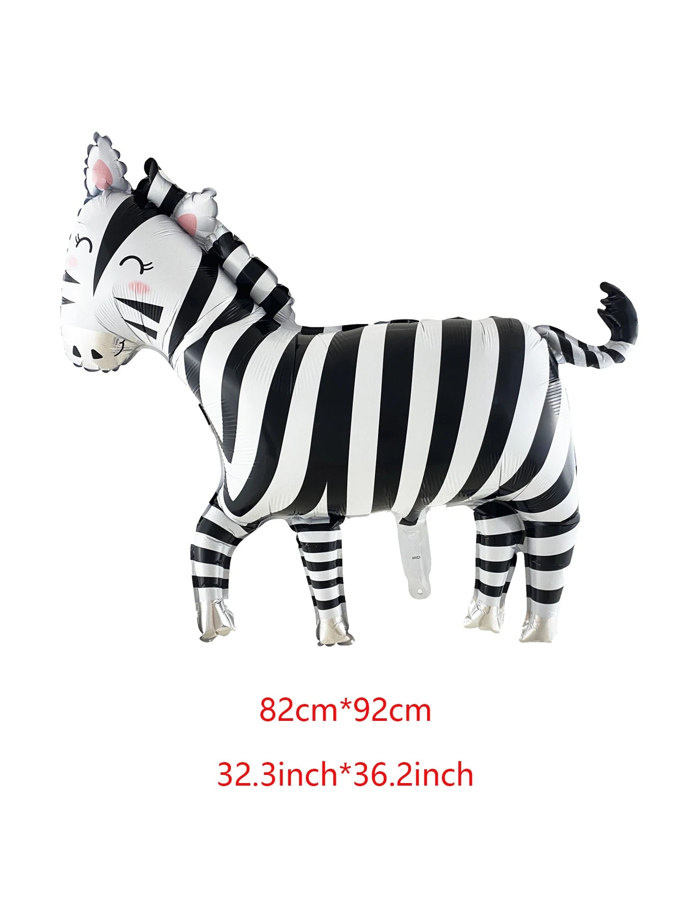 Large Animal Foil Balloons Monkey Lion Zebra Elephant Giraffe Crocodile Balloon Children's Day Birthday Party Decorations - Slobuy