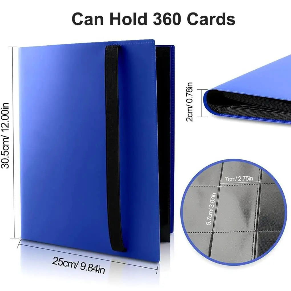 Large Capacity Portable Game Card Collective Book Baseball Cards Holder Storage Album Protector Collector Collect Bags - Slobuy