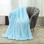 Large Flannel Throw Blanket Long Shaggy Plush Blanket for Couch Sofa Bed Winter Warm Soft Fluffy Faux Fur Bedspread 14 Colors - Slobuy