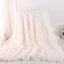 Large Flannel Throw Blanket Long Shaggy Plush Blanket for Couch Sofa Bed Winter Warm Soft Fluffy Faux Fur Bedspread 14 Colors - Slobuy