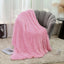 Large Flannel Throw Blanket Long Shaggy Plush Blanket for Couch Sofa Bed Winter Warm Soft Fluffy Faux Fur Bedspread 14 Colors - Slobuy