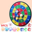Large Hard Plate Kids Sticky Ball Toy Sticky Ball Indoor Dart Target Plate Outdoor Parent-Child Suction Cup Ball - Slobuy