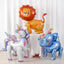 Large Standing Unicorn Foil Balloons for Kids Girls Unicorn Birthday Party Decoration Elephant Animal Balloon Baby Shower Favors - Slobuy