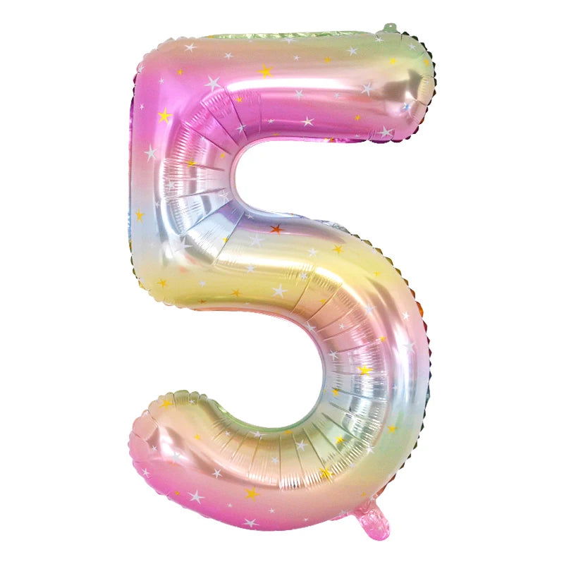 Large Standing Unicorn Foil Balloons for Kids Girls Unicorn Birthday Party Decoration Elephant Animal Balloon Baby Shower Favors - Slobuy