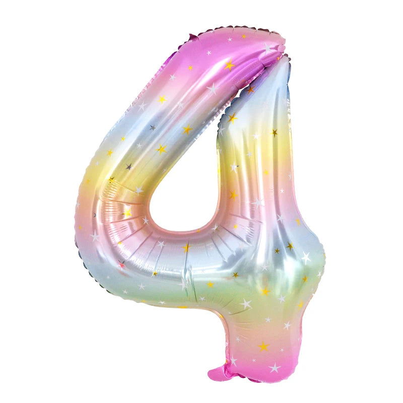 Large Standing Unicorn Foil Balloons for Kids Girls Unicorn Birthday Party Decoration Elephant Animal Balloon Baby Shower Favors - Slobuy