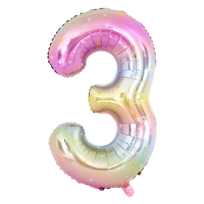 Large Standing Unicorn Foil Balloons for Kids Girls Unicorn Birthday Party Decoration Elephant Animal Balloon Baby Shower Favors - Slobuy