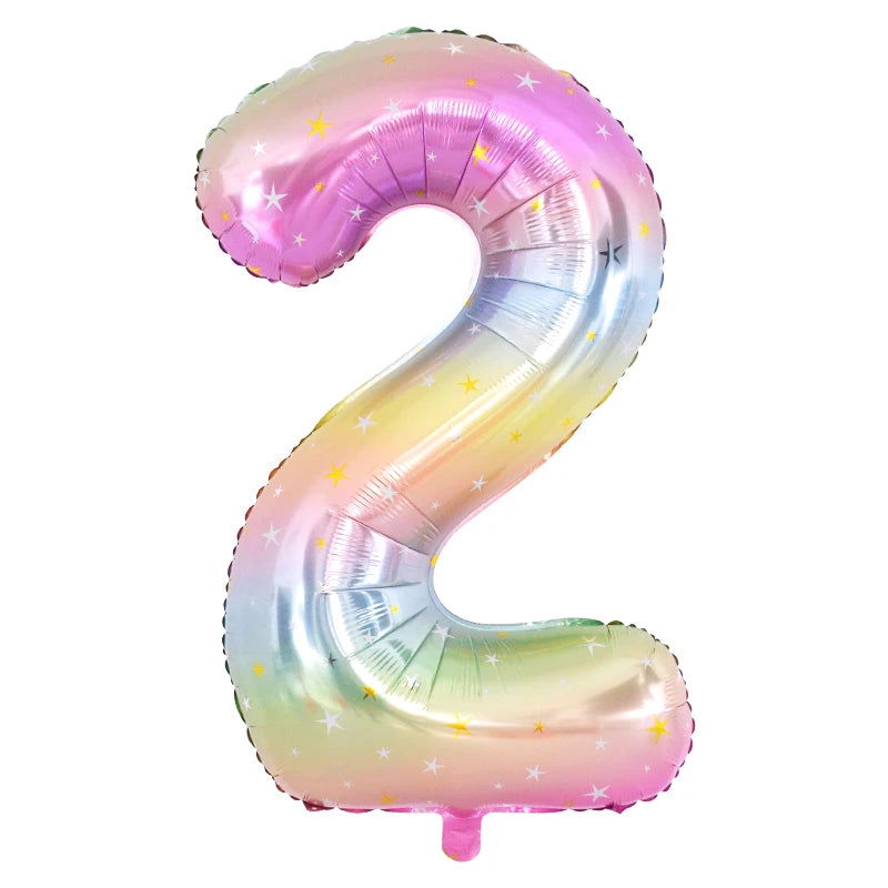 Large Standing Unicorn Foil Balloons for Kids Girls Unicorn Birthday Party Decoration Elephant Animal Balloon Baby Shower Favors - Slobuy