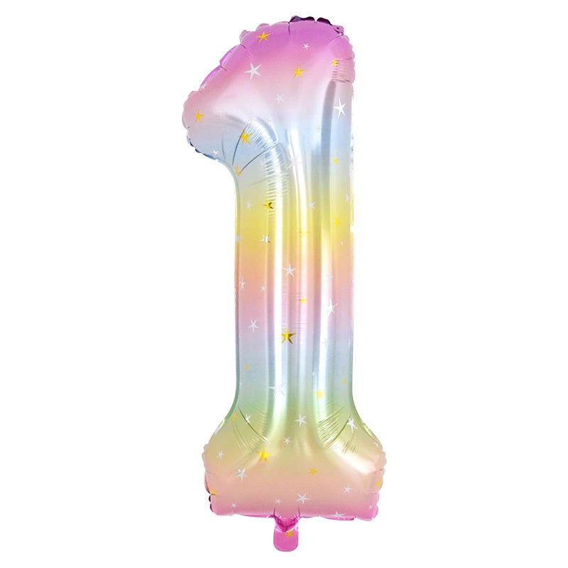Large Standing Unicorn Foil Balloons for Kids Girls Unicorn Birthday Party Decoration Elephant Animal Balloon Baby Shower Favors - Slobuy