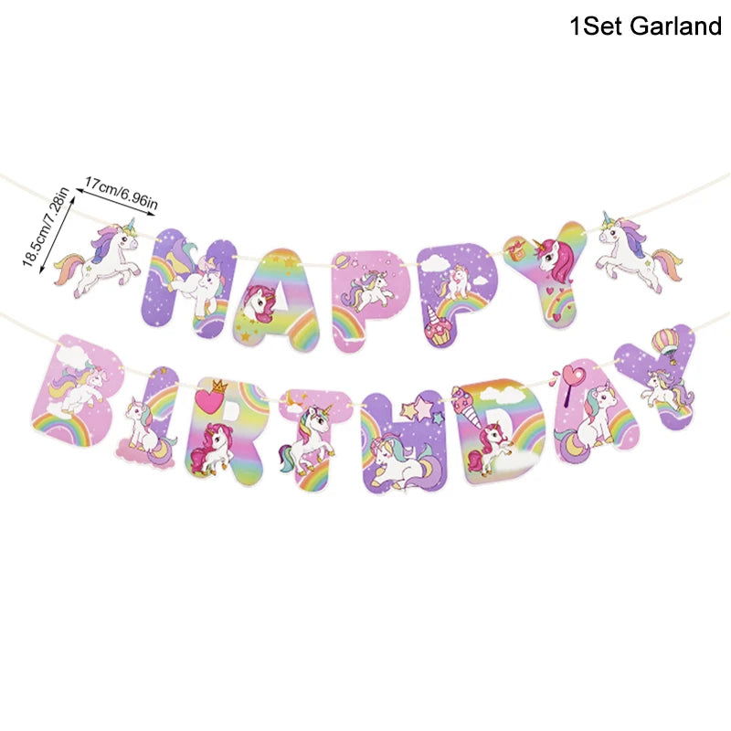 Large Standing Unicorn Foil Balloons for Kids Girls Unicorn Birthday Party Decoration Elephant Animal Balloon Baby Shower Favors - Slobuy
