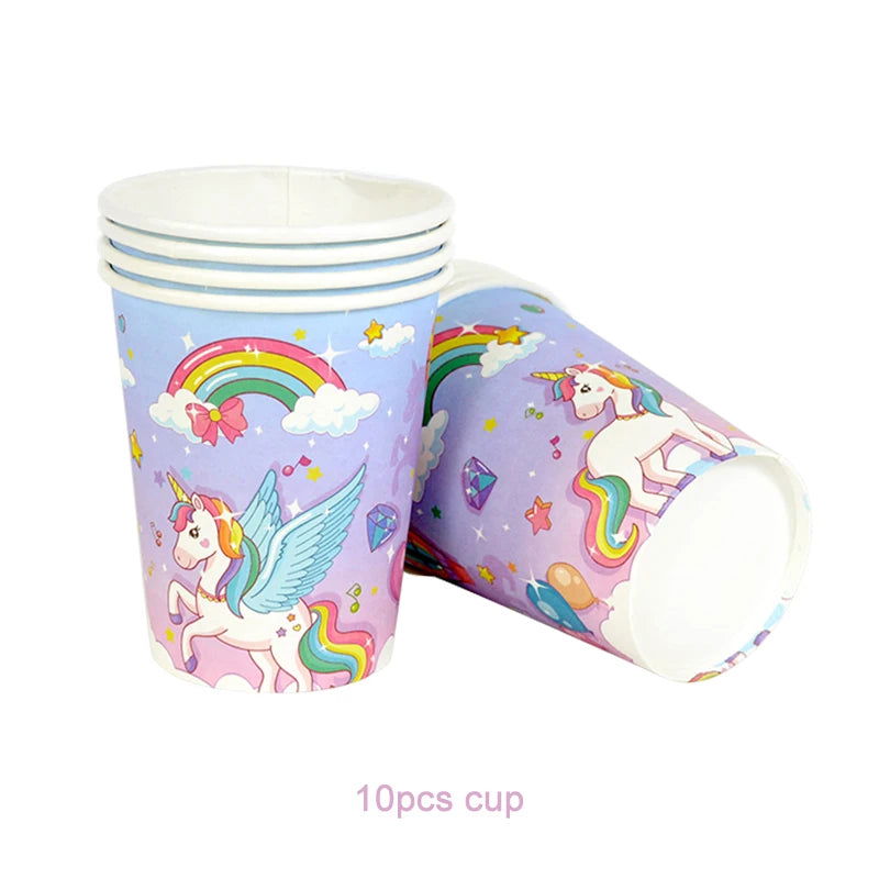 Large Standing Unicorn Foil Balloons for Kids Girls Unicorn Birthday Party Decoration Elephant Animal Balloon Baby Shower Favors - Slobuy