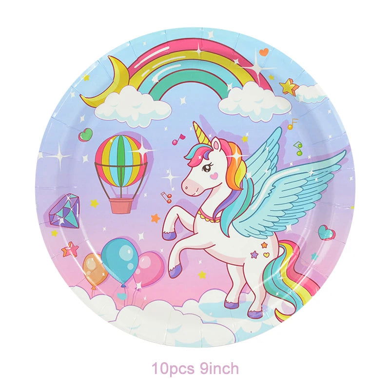 Large Standing Unicorn Foil Balloons for Kids Girls Unicorn Birthday Party Decoration Elephant Animal Balloon Baby Shower Favors - Slobuy