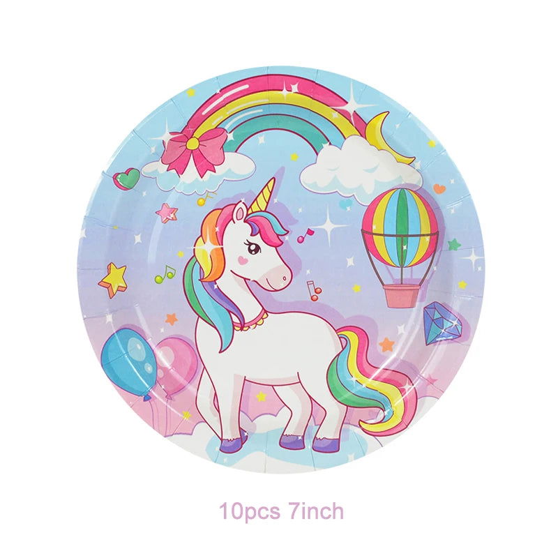 Large Standing Unicorn Foil Balloons for Kids Girls Unicorn Birthday Party Decoration Elephant Animal Balloon Baby Shower Favors - Slobuy