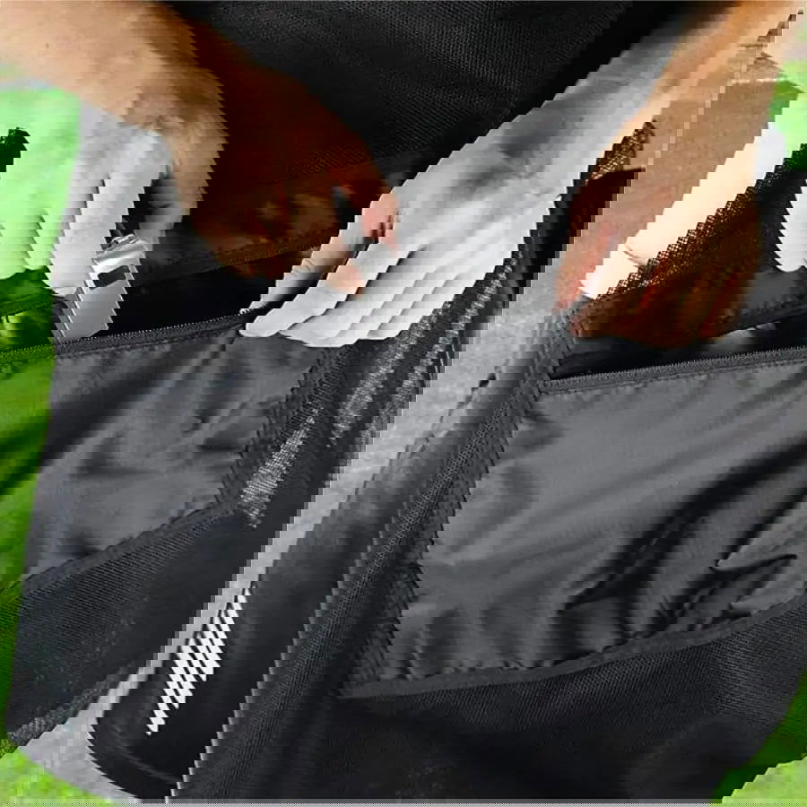 Large mesh sports bag with shoulder straps, drawstring bag for storing basketball, volleyball, baseball, and swimming equipment - Slobuy