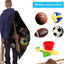 Large mesh sports bag with shoulder straps, drawstring bag for storing basketball, volleyball, baseball, and swimming equipment - Slobuy