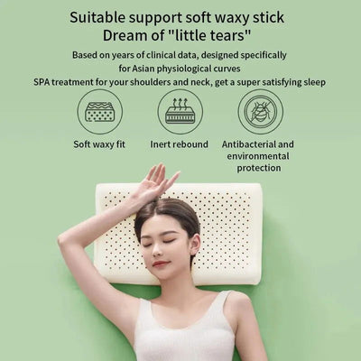 Latex Pillow Thai Natural Latex Pillow Memory Adult Cervical Pillow Sleeping Pillow Dormitory Pillow Household - Slobuy