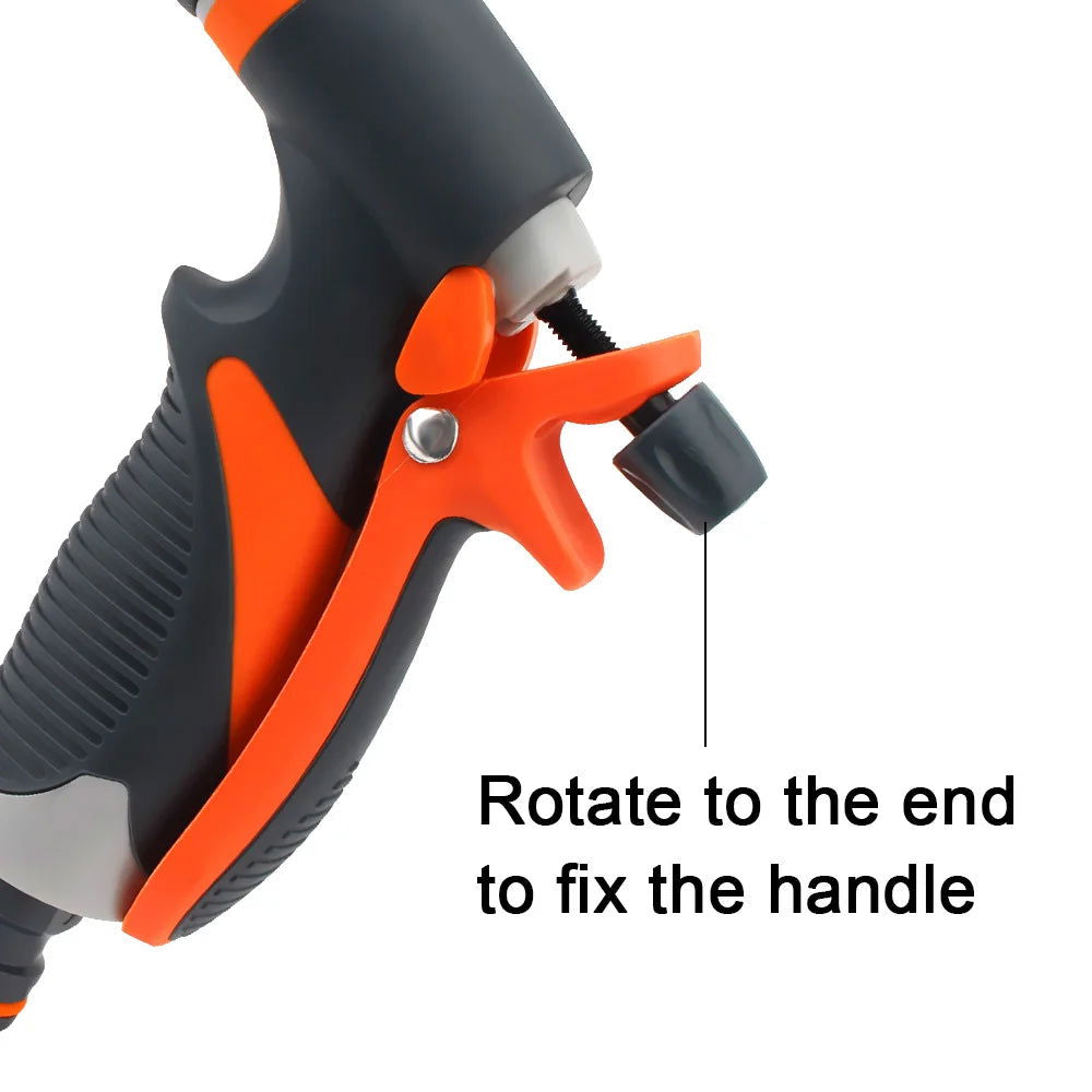 Lawn Spray Watering 8 Spray Modes Garden Tools For Garden Washing Car High Pressure Water Tool Adjustable Hose Sprinkle Nozzle - Slobuy