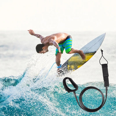 Leash Surf 6-9FT Surf Leash Surfboard Leash SUP Surf Leg Rope Surfing Leash For All Surfboard Foot Rope Surf Accessories - Slobuy