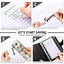 Leather Budget Binder With Cash Envelopes Pockets Zip Small French Budget Pouch Binder For Saving Money A6  Planner Organizer - Slobuy