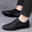 Leather Men Shoes Fashion Formal Men Shoes Moccasins Italian Breathable Male Driving Shoes Black Plus Size 38-47 - Slobuy