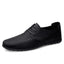 Leather Men Shoes Fashion Formal Men Shoes Moccasins Italian Breathable Male Driving Shoes Black Plus Size 38-47 - Slobuy