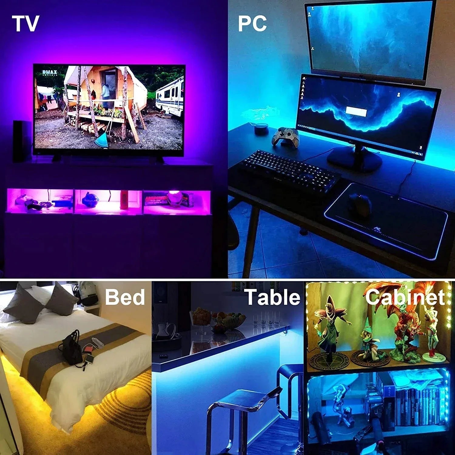 Led Lights 5V 5050 Usb Rgb Led Tape Room Decor Ice String Led Strip 10 Meters Adhesive Ribbon Bedroom Gaming Setup Accessories - Slobuy