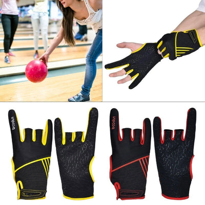 Left and Right Hand Bowling Gloves Non-Slip Bowling Gloves for Men and Women - Slobuy