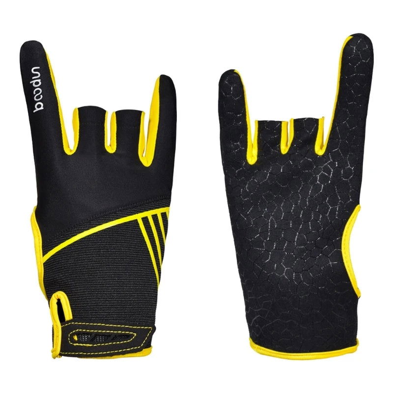 Left and Right Hand Bowling Gloves Non-Slip Bowling Gloves for Men and Women - Slobuy