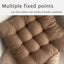 Linen Cushion Pearl Cotton Square Stool Backrest Pillow Home Office Computer Chair Protective Mat Seat Pad Buttocks Chair Mat - Slobuy