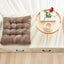 Linen Cushion Pearl Cotton Square Stool Backrest Pillow Home Office Computer Chair Protective Mat Seat Pad Buttocks Chair Mat - Slobuy