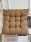 Linen Cushion Pearl Cotton Square Stool Backrest Pillow Home Office Computer Chair Protective Mat Seat Pad Buttocks Chair Mat - Slobuy